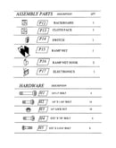 Assembly parts/hardware