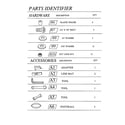 Escalade M01901 hardware/accessories diagram