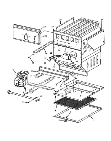Base/filter, air/control, fan