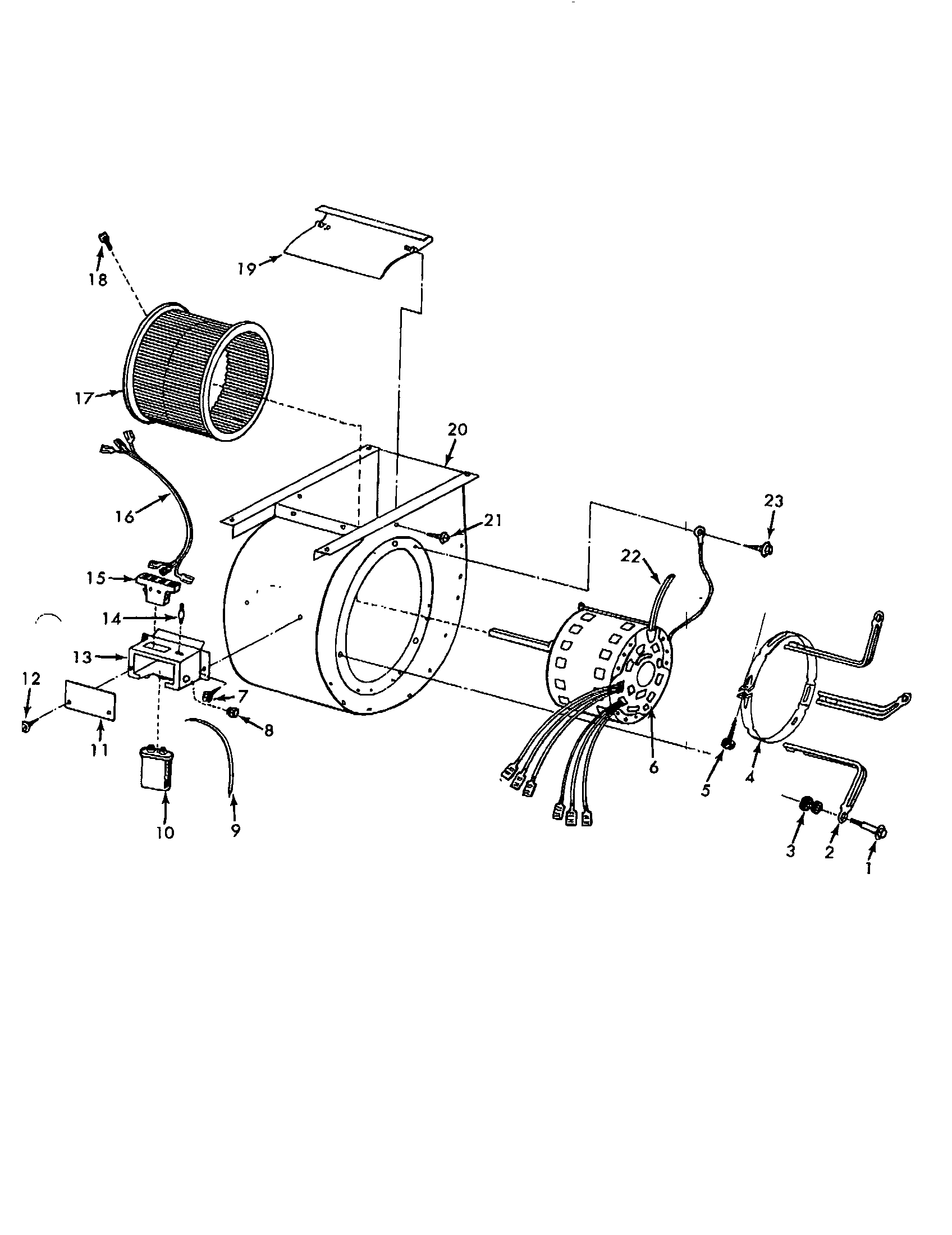 Blower/motor, blower/housing-blower