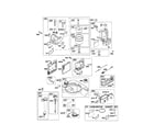 Briggs & Stratton 12G612-0110-E1 carburetor/fuel tank diagram