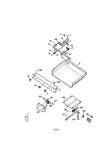 Gas and burner parts