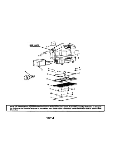 Dust bag/pad assembly