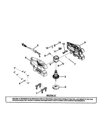 Fan/housing/armature