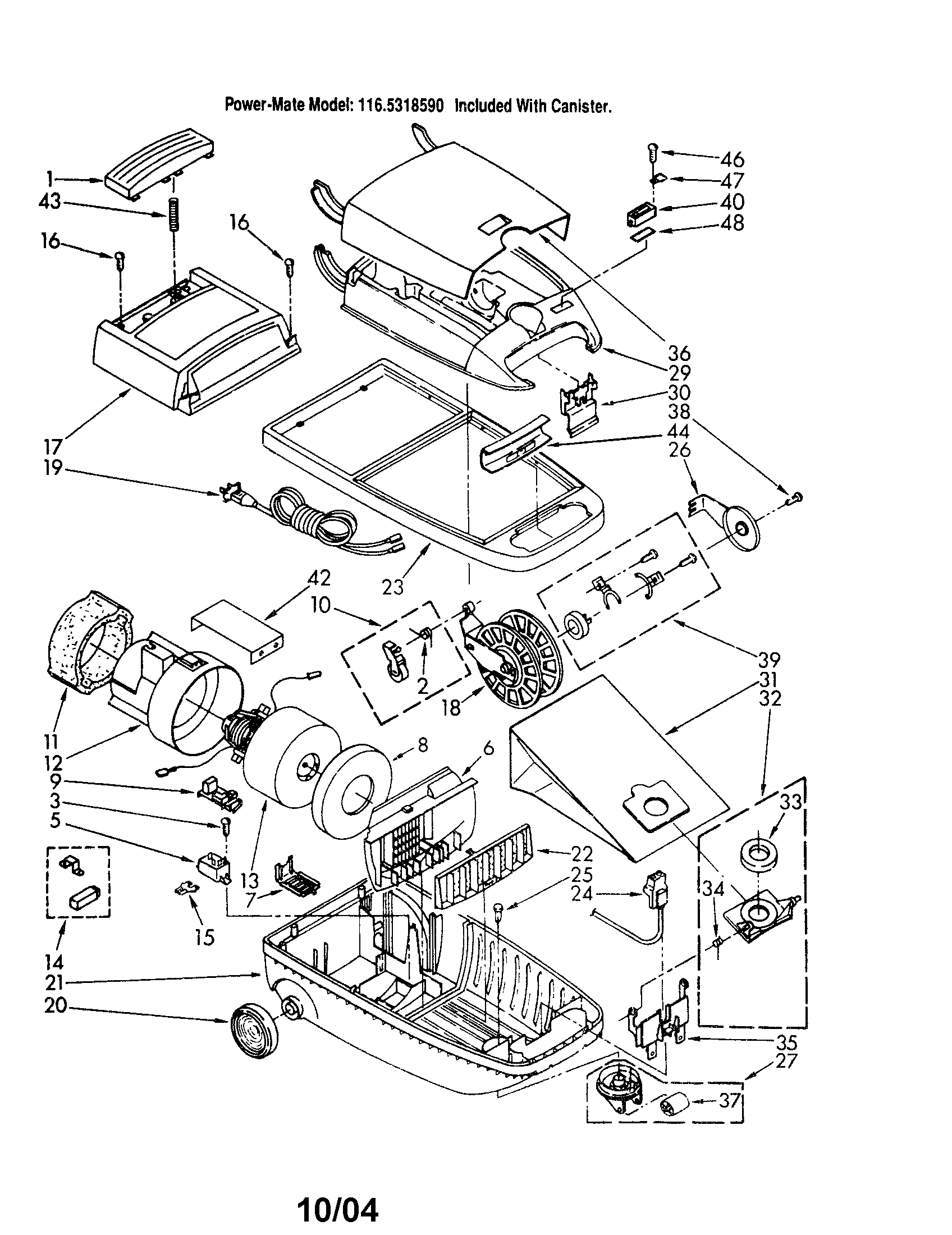 BODY/CANOPY/HOOD/MOTOR