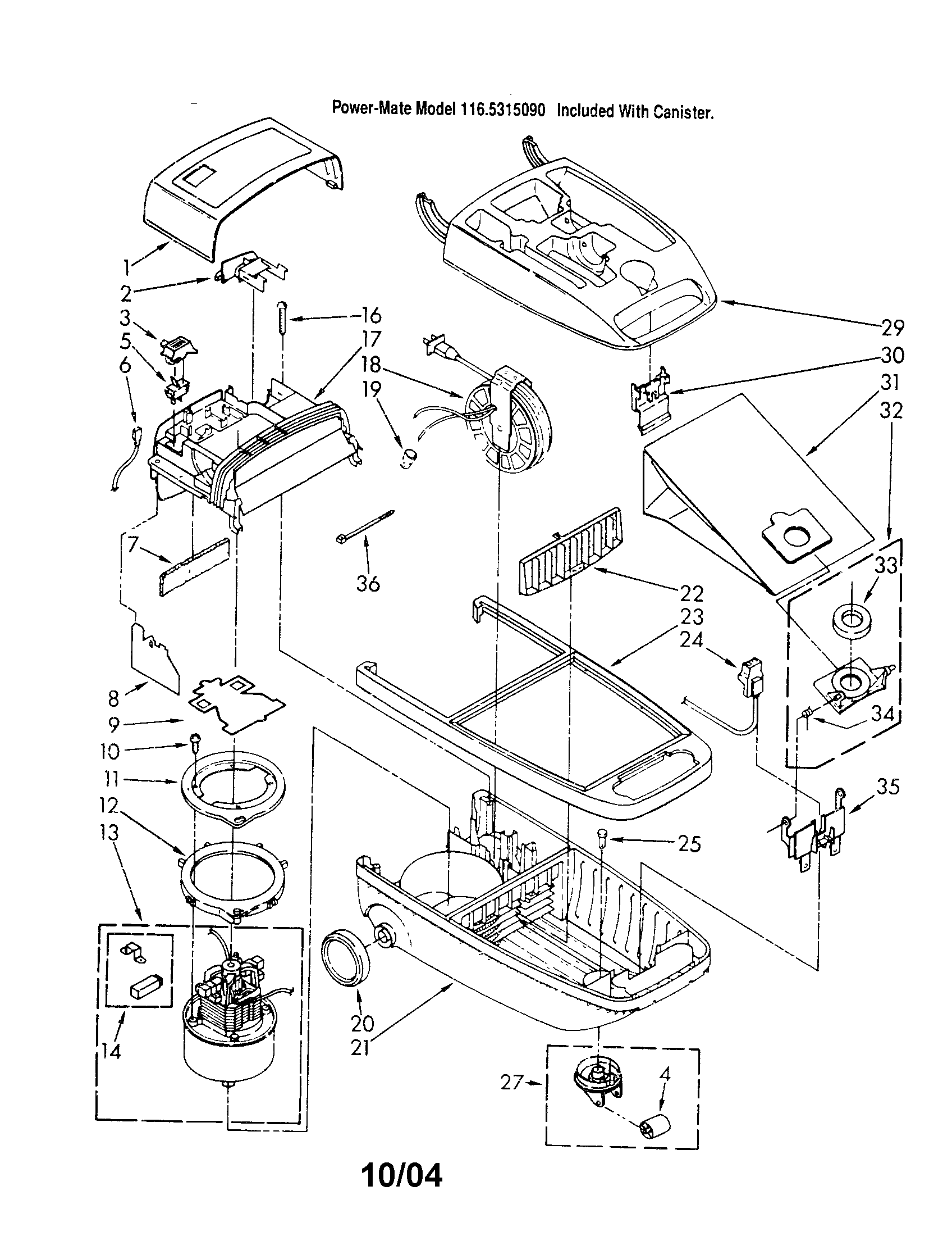 CANOPY/BODY/WHEELS