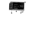 Modern Maid KGT-593 grille module assembly diagram