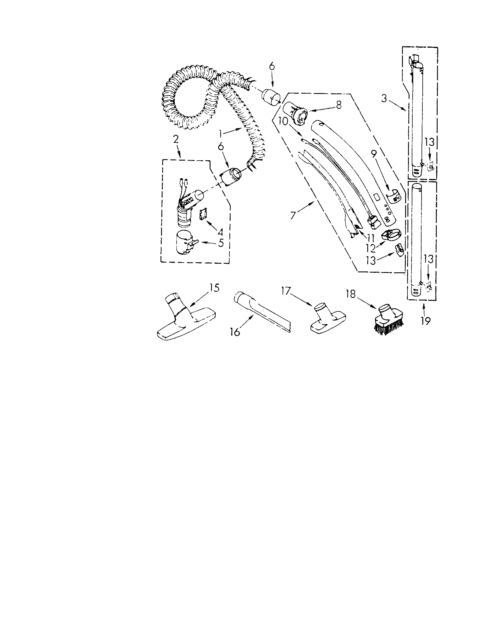 Hose and attachments