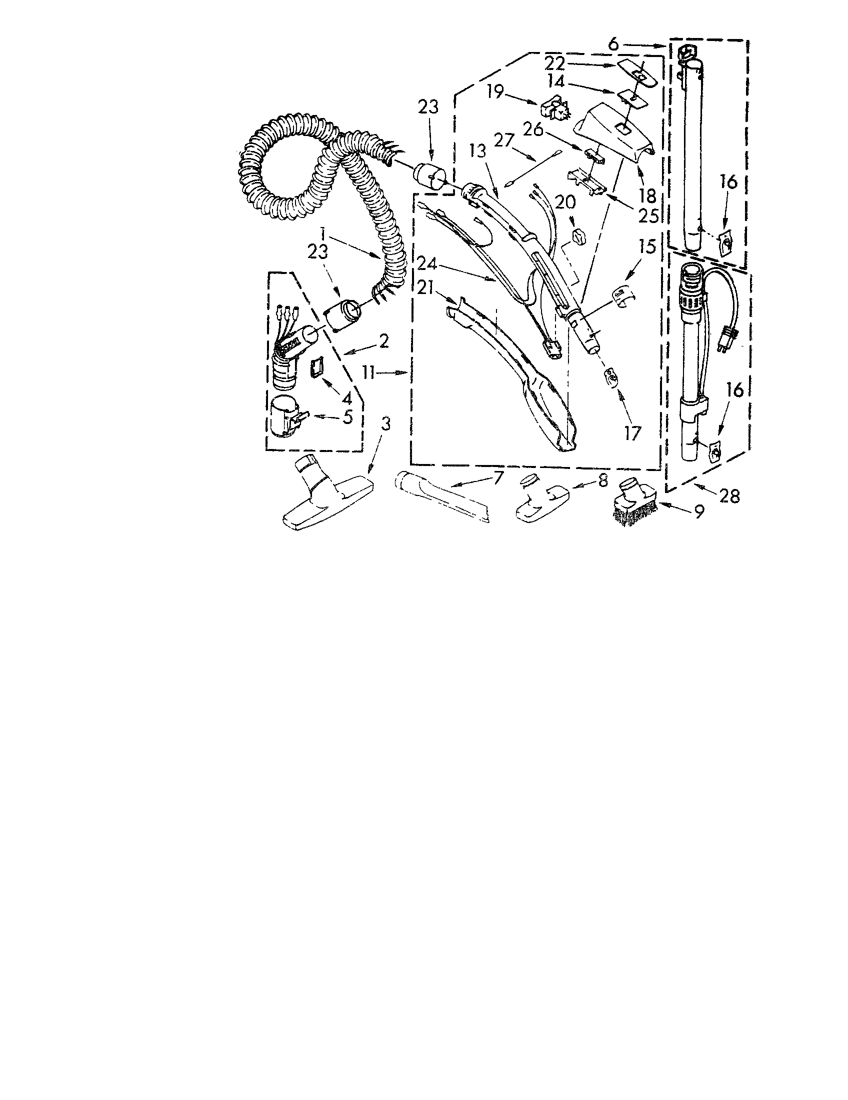 Hose and attachments