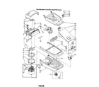 Kenmore 1162324390 canopy/body/wheels diagram