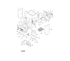 Electrolux LGH1642DS0 upper cabinet/drum heater diagram