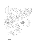 Upper cabinet/drum heater