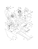 Motor/blower/belt