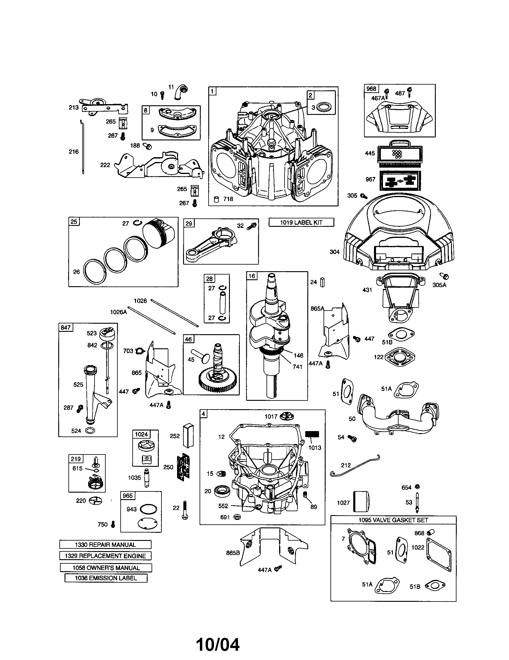 Cylinder/crankshaft