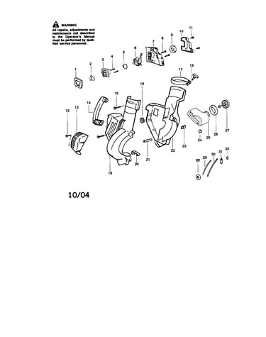 Housing/fuel tank/handle