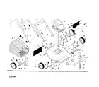 Craftsman 917388830 rotary mower diagram