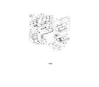 Kenmore 38519233400 top cover/handle/extention table diagram