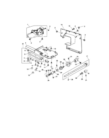 Stepping motor feed unit