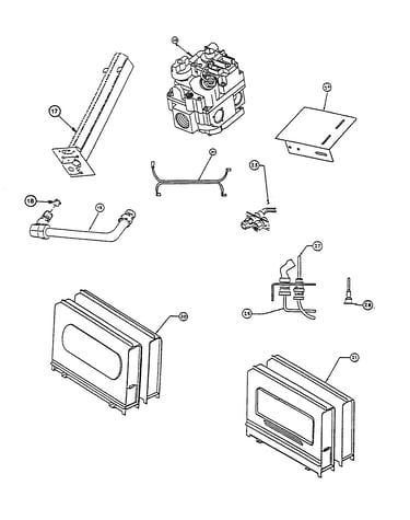 Chamber/exchanger/valve combination