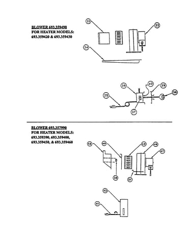 Motor/scroll/switch box body