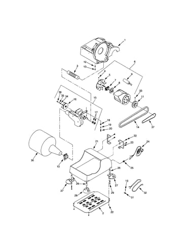 Motor and dust collection