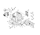 Ryobi BTS10 cabinet/blade/motor diagram