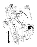 Control panel/discharge chute