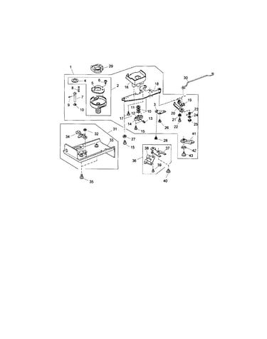 Hook unit/shuttle body unit
