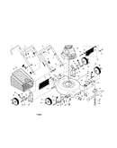 Engine/housing/handle/bag/wheels