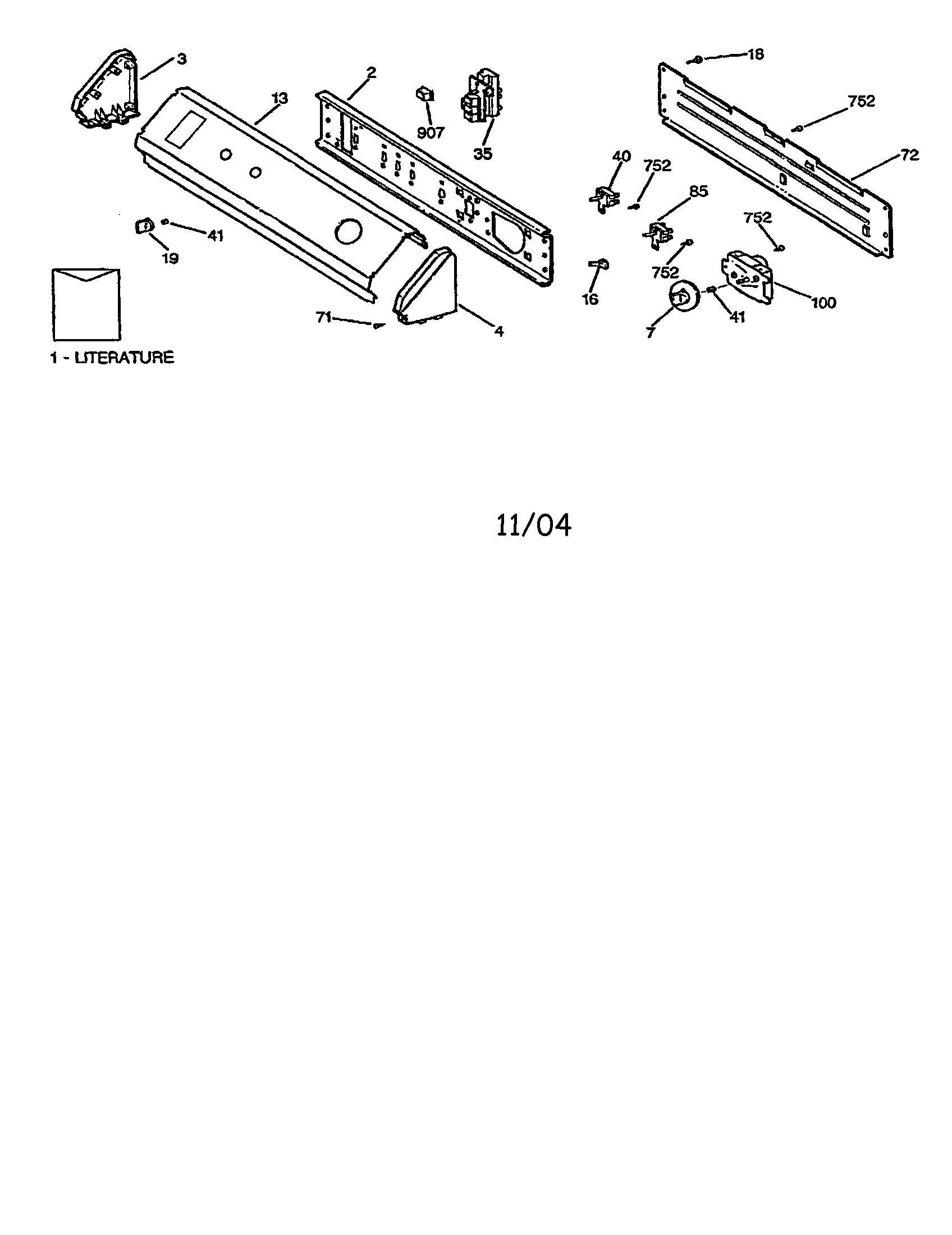 Backsplash assembly