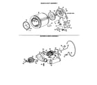 GE DDG7986RCL drum/duct/blower/drive diagram