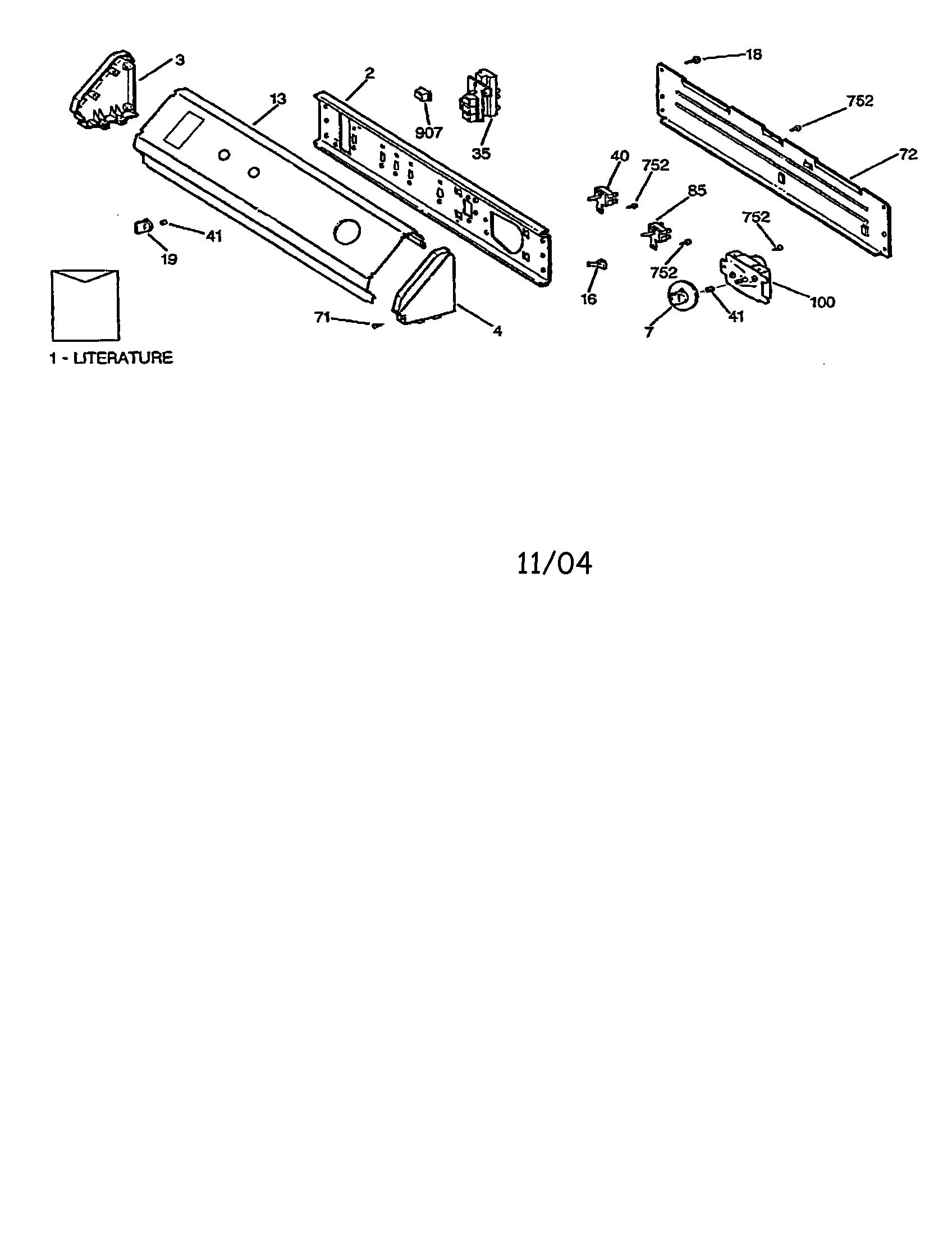 BACKSPLASH ASSEMBLY