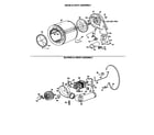 GE DDG7680RCL drum/duct/blower/drive diagram