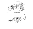 GE DDG7987RCL drum/duct/blower/drive diagram