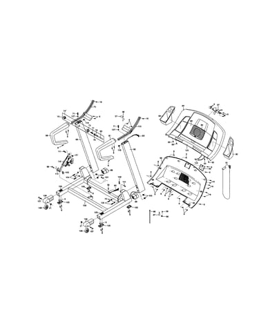 Upright rails/frame/console