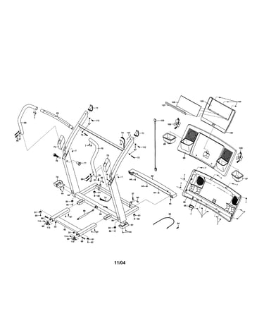 Upright frame/console