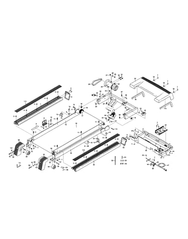 Walking belt/motor