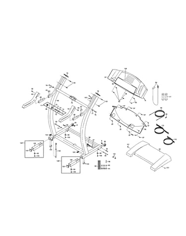 Upright bars/console/hood