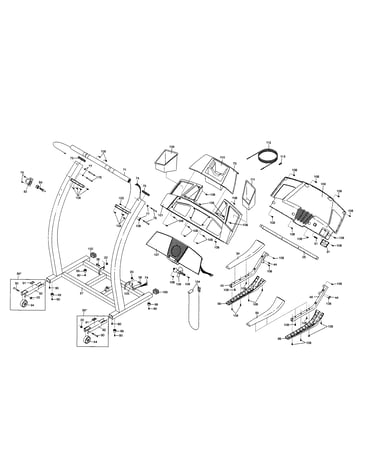 Upright bars/console/hood