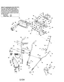 Shift arm/handle/handle panel/chute