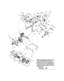 Frame cover/drive cable/shift rod