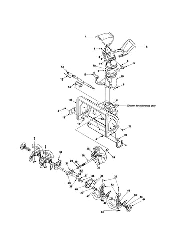 Chute/auger/impeller