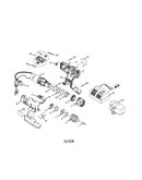 Cordless drill assembly