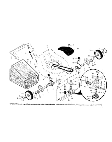 Wheels/tires/bag
