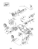 Engine/frame/wheels