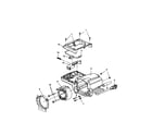 Ryobi TS1302 motor housing/lower handle diagram