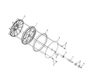 Ryobi BS1001SV shaft/wheel/fan diagram