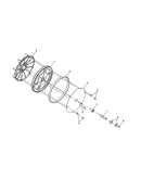 Shaft/wheel/fan