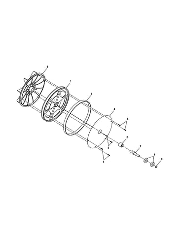 Shaft/wheel/fan