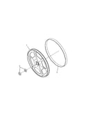 Upper wheel/tire wheel